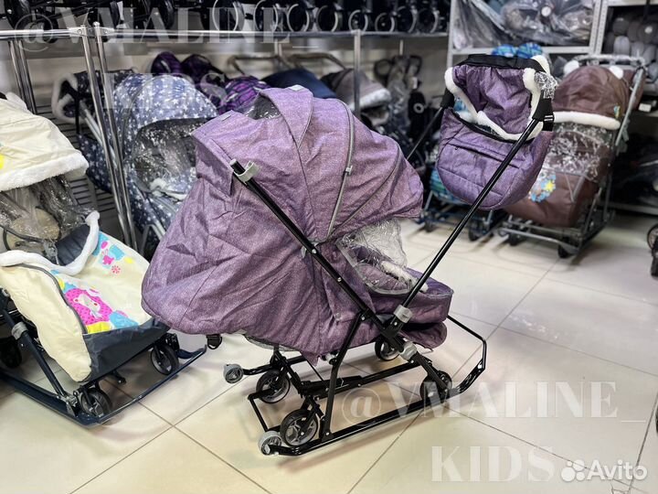 Санки коляска Nika новые