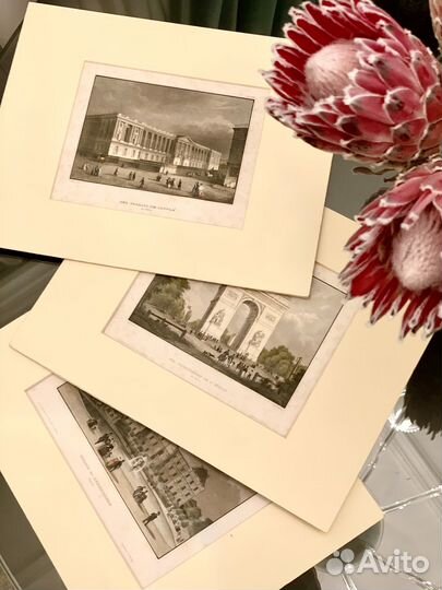 Антикварные гравюры