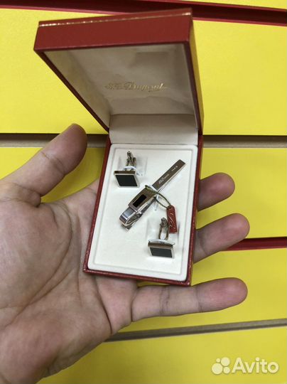 Запонки-Зажим для галстука Dupont