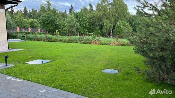 Фрезеровка, вспашка, выравнивание участка, газон