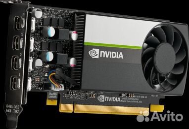 Профессиональная видеокарта VGA PNY nvidia T1000, 8 GB gddr6/128 bit, PCI Express 4.0 x16, 4x mDP