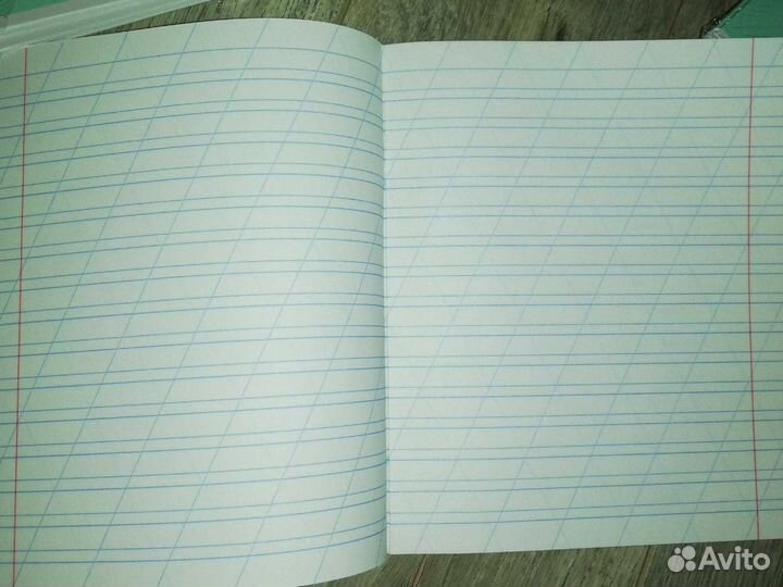 Тетради в косую линейку, разные модификации