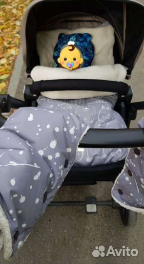 Зимний конверт в коляску