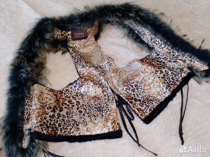 Жилетка натуральный мех