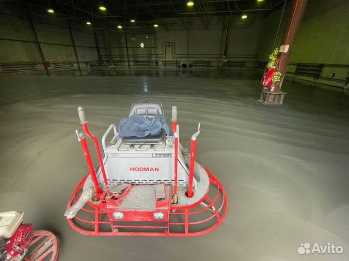 Промышленный бетонный пол под ключ