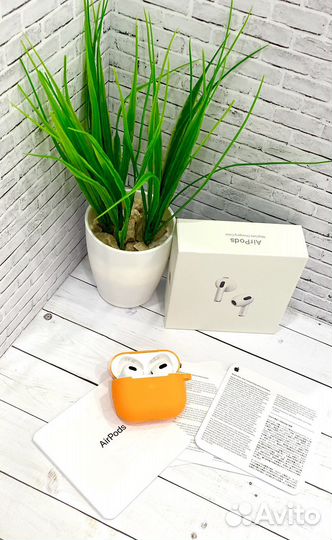 Airpods 3 orig чип + гарантия + чехол в подарок