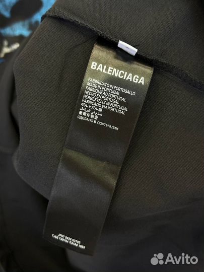 Футболка оверсайз мужская balenciaga kai angel