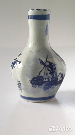 Винтажная вазочка Delft