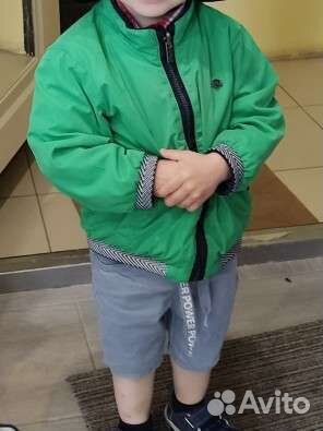 Ветровка для мальчика двухсторонняя