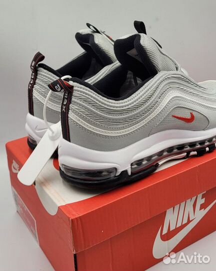 Кроссовки nike air max 97 silver bullet