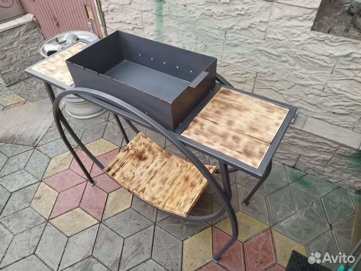 Мангал в стиле лофт