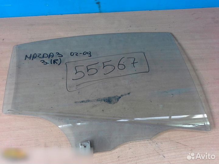 Стекло двери задней правой Mazda Mazda 3 (BK) 2002