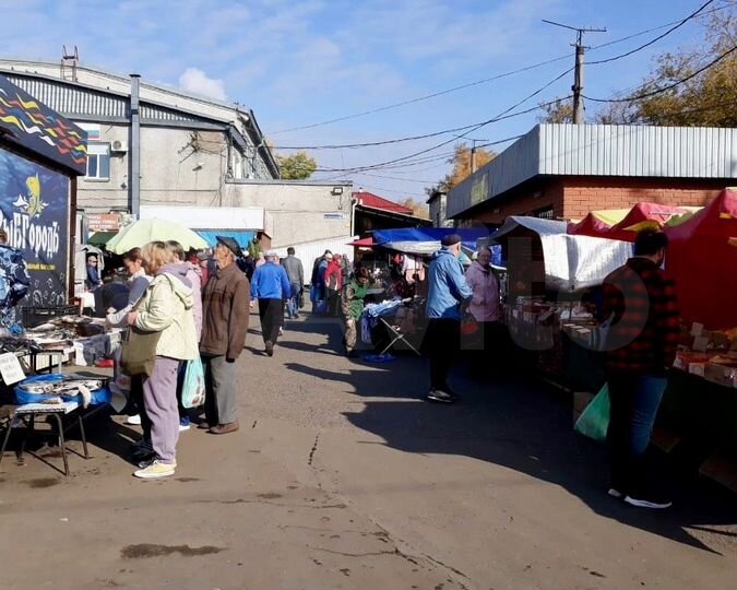 Место для уличной торговли на Советском рынке