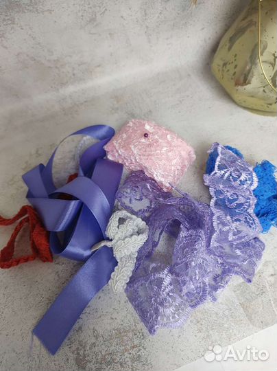 Материалы для рукоделия,хенд мейд,атласные ленты