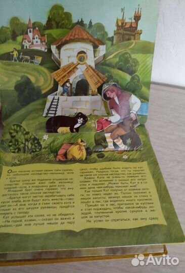 Книга раскладушка Кот в сапогах