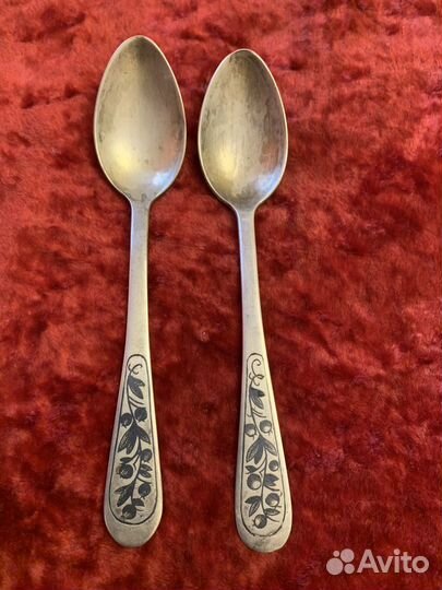 Ложки серебряные 875 проба