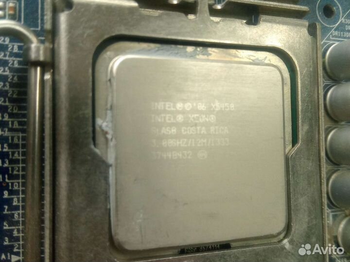 Gigabyte P35-DS3P + Xeon x5450 +7гб