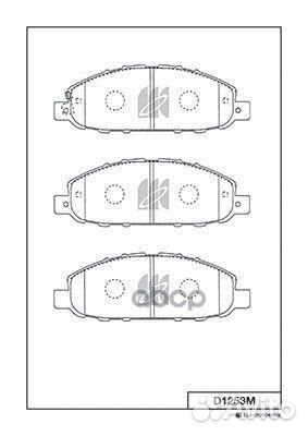 D1253M колодки тормозные Kashiyama D1253M Kashi