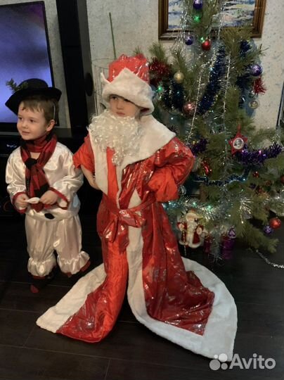 Новогодний костюм снеговика