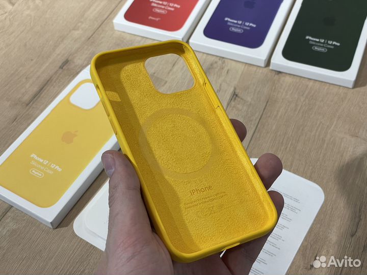 Чехол Silicone Case MagSafe iPhone 12 Pro