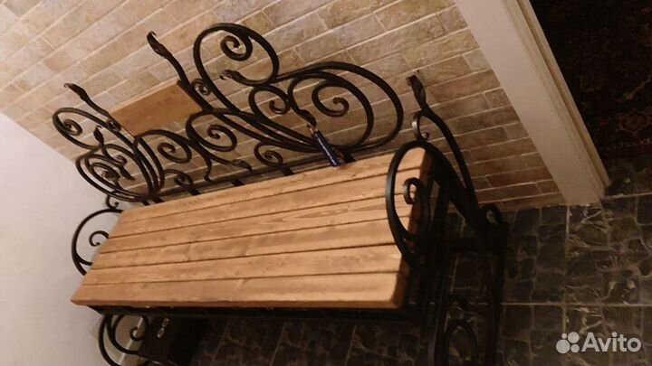 Скамейка чугунная