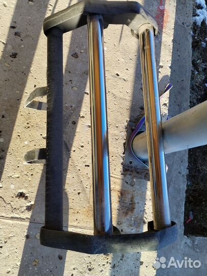 Защита бампера на нива шевроле