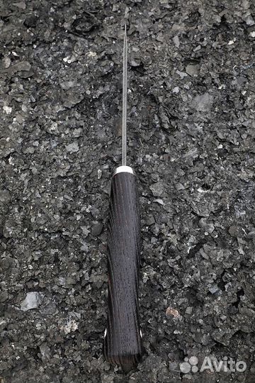 Нож Беркут дамаск рукоять ясень брашированный