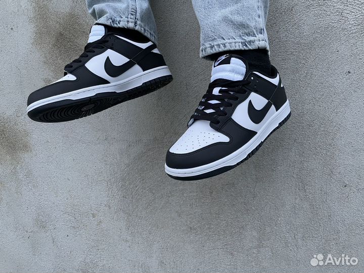 Кроссовки Dunk Low Retro Black/White Panda