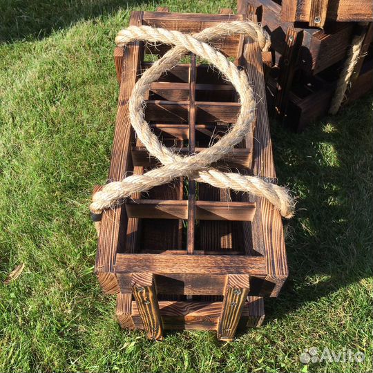 Ящик деревянный для бутылок