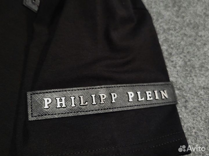 Мужская футболка Philipp Plein новая черная