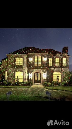 Лазерный рождественский проектор