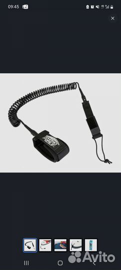 Спиральный лиш для сап борда