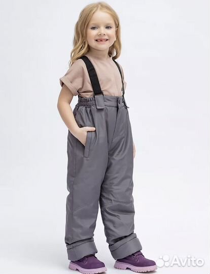 Костюм (пуховик + комбинезон) зимний для девочки