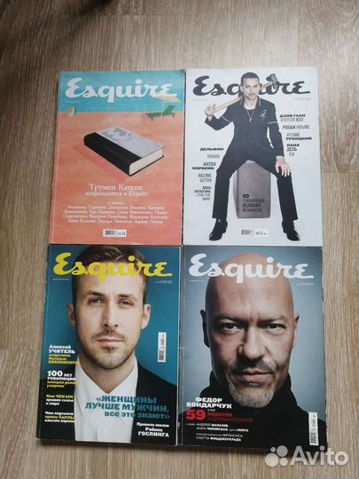 Журналы esquire 15 штук