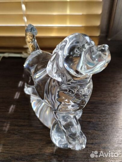 Фигурка из хрусталя Собака