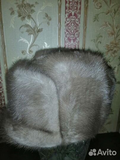 Норковая шапка мужская