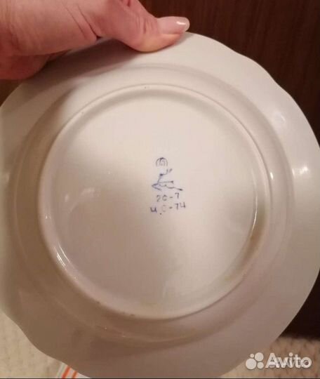Агитационный фарфор СССР ранние 70-е