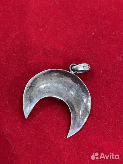 Оберег кулон лунница с адуляром из Непала