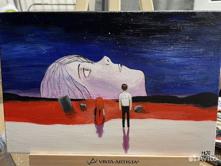 Картина, акрил, Евангелион