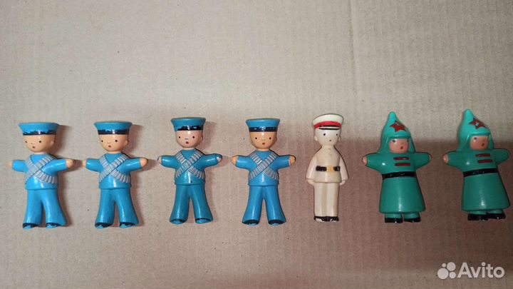 Солдаты колкий пластик СССР