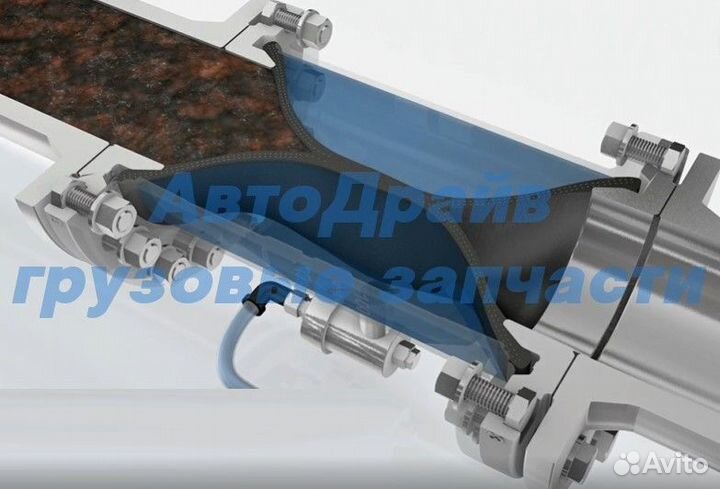 Пережимной клапан AKO для цементовоза серии VT