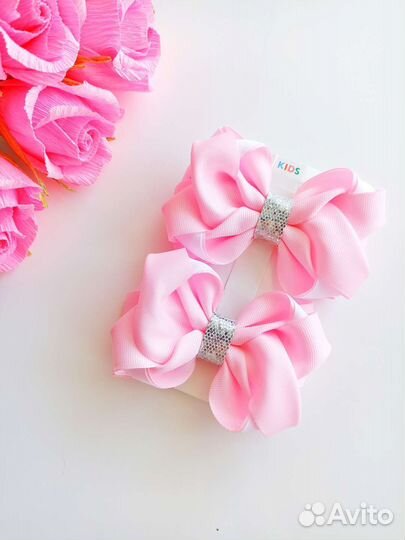 Бантики для волос ручной работы