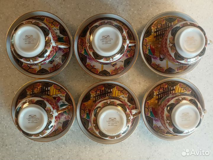 Сервиз кофейный на 6 персон фарфор yamasen