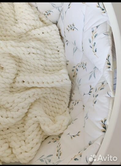 Бортики в круглую кроватку