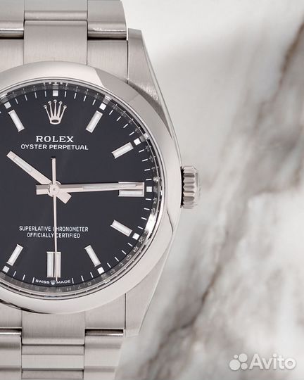 Rolex Oyster Perpetual Black Dial 36 mm 2021 year