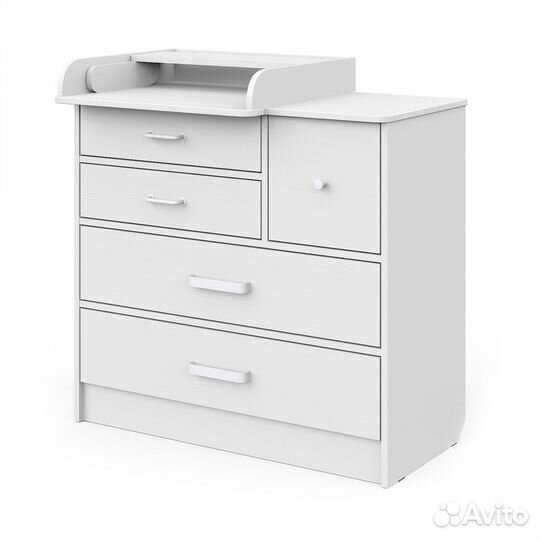 Комод пеленальный Сириус Norman Wood белый