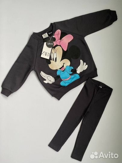 Костюм zara зара с микки для девочки 98