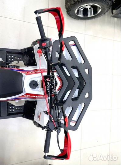 Детский квадроцикл 125 кубов Grizlik A125 красный