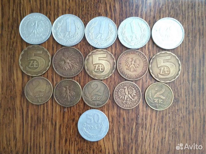 Монеты Польши Германии Италии.Украины