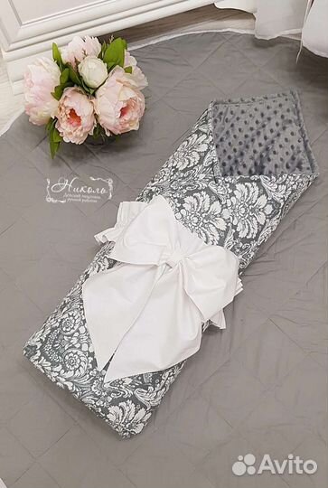 Детское одеяло конверт на выписку